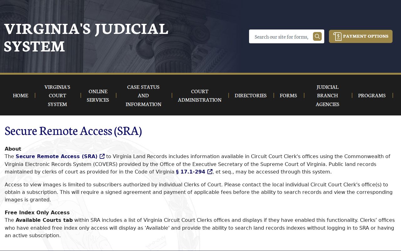 Virginia Beach previous residents image of Secure Remote Access land-record rules